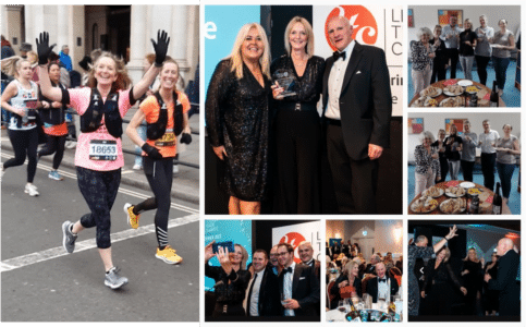 Ali runs a half marathon and wins LTC award